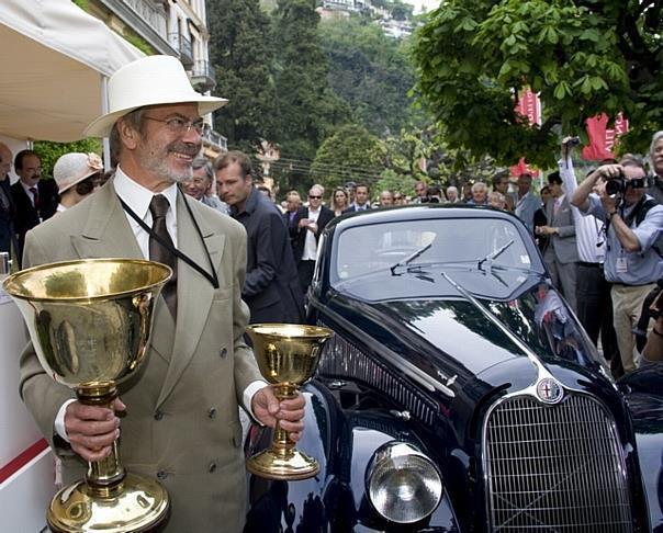 Coppa dOro Villa dEste, Jon Shirley, Alfa Romeo 8C 2900B, 1938, Concorso dEléganza Villa dEste 2009 (04/2009)